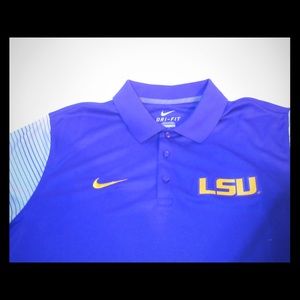 LSU polo Nike shirt